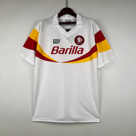 Roma Maglia Away White 1990/91